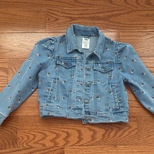 Girls Disney’s Minnie Denim Jacket with Tiny Minnie Motif 5/6